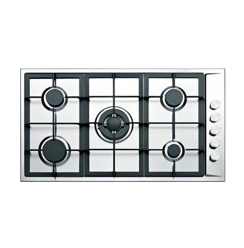 

Газовая плита ALK с пятью конфорками из нержавеющей стали для установки на столешницу, для дома