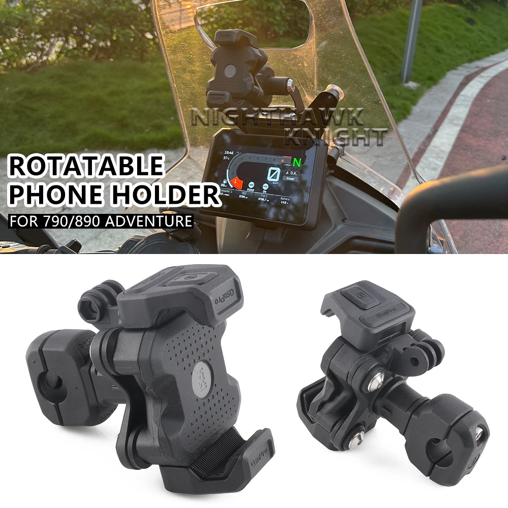 

Новый вращающийся кронштейн для GPS-навигации 12 мм 22 мм для 390 ADV 790 Adventure 890 Adventure, аксессуары для мотоциклов, держатель для телефона, поддержка