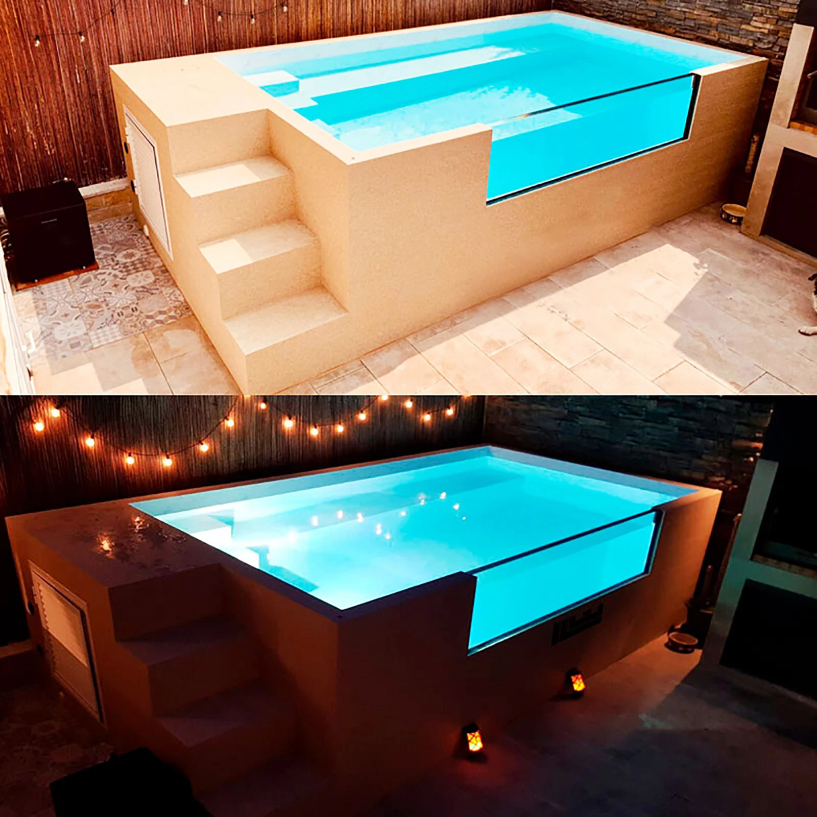 5.8 M Luxury Rectangular Outdo - Hot Tub ulasan dan harga