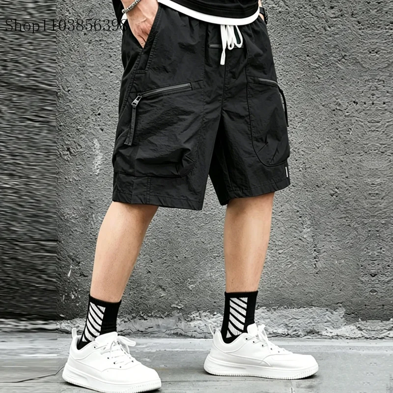 Men's Cargo Shorts, Outdoor, Travel, Casual Sports, Large Pockets Shorts Male Comfortable Fabrics, Thin Shorts for Outings Mens