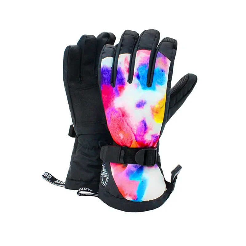 2024 Winter Women Skiing Gloves Heated Warm Man Snow Mittens Mountain Sport Cycling Female Mitten Outdoor Snowboarding Men Glove