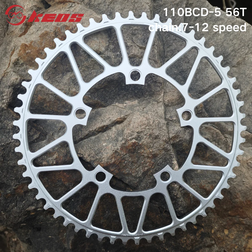 DECKAS KEOS 110BCD Kettingblad 36T-52T Fietskettingwiel voor Shimano SRAM 5 Bolt Racefiets Smalle Brede Crank Fietsaccessoires