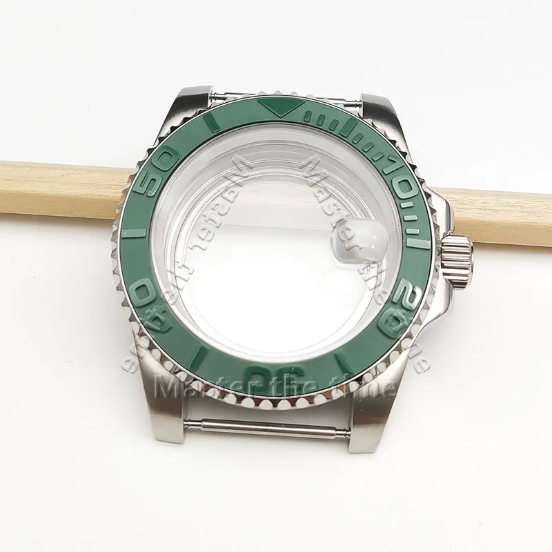 لحركة NH35/36 اليابانية غطاء سفلي شفاف ملحقات الساعة حافظة ساعة رجالية حافظة من الفولاذ المقاوم للصدأ مناسبة