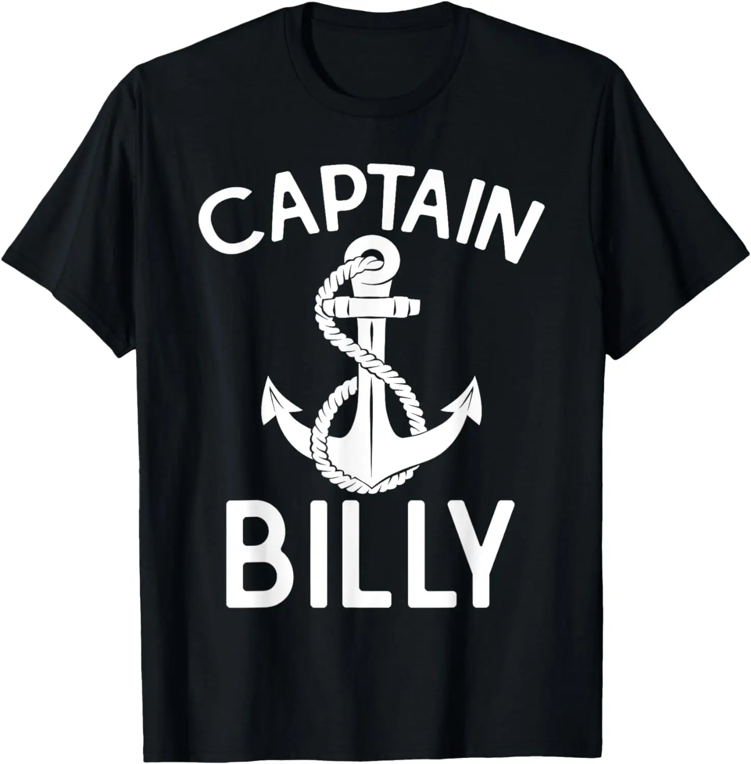 

Captain Billy Yacht Boat Anchor Boating Ship T-Shirt