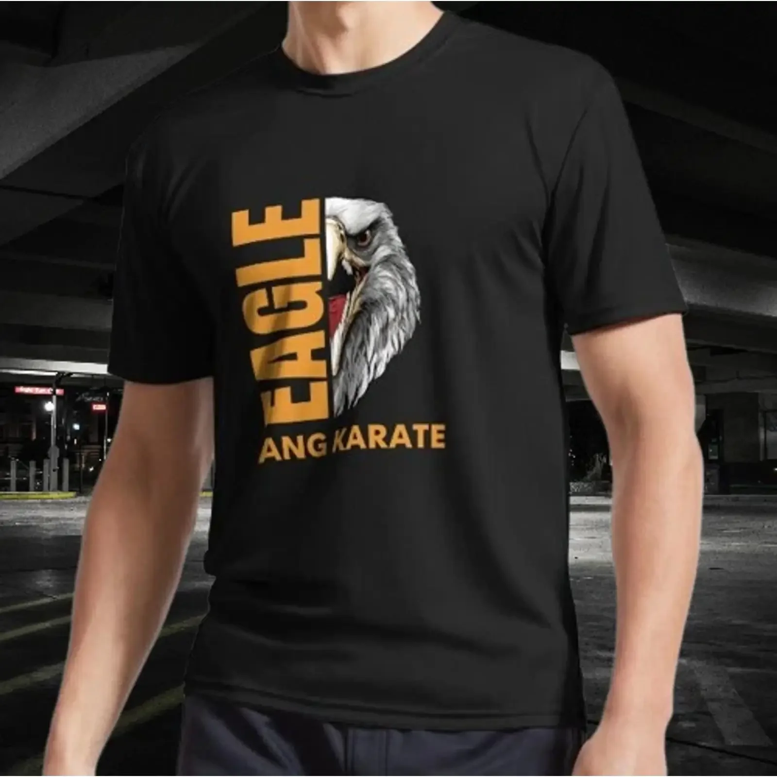 The Eagle Fang Karate Logo Active T Shirt Funny Size S to 5XL vintage Washed homme designer clothes Casual Versatile Unisex