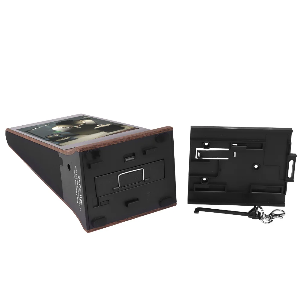 Remote CMS Control WiFi Dual 7-inch LCD Dual-sided Digital Kiosk Restaurant Desktop Digital Menu Advertising Display