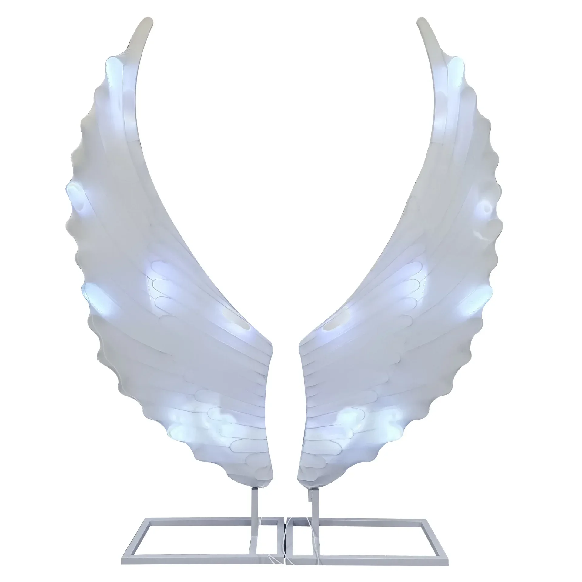 Wedding decoration props angel wings background wedding hall luminous decoration street light stage background arrangement