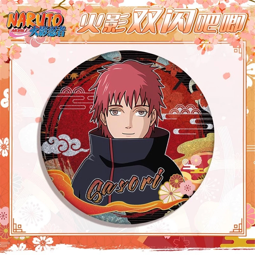 Anime Akatsuki Hidan Deidara Uchiha Itachi Nagato Kostum Cosplay Pin Lencana SPTE Tinplate Bros Aksesori Hadiah Prop