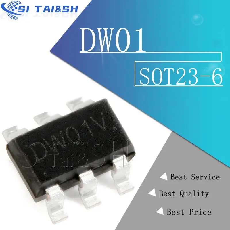 50PCS DW01 SOT23-6 SOT SMD new and original IC