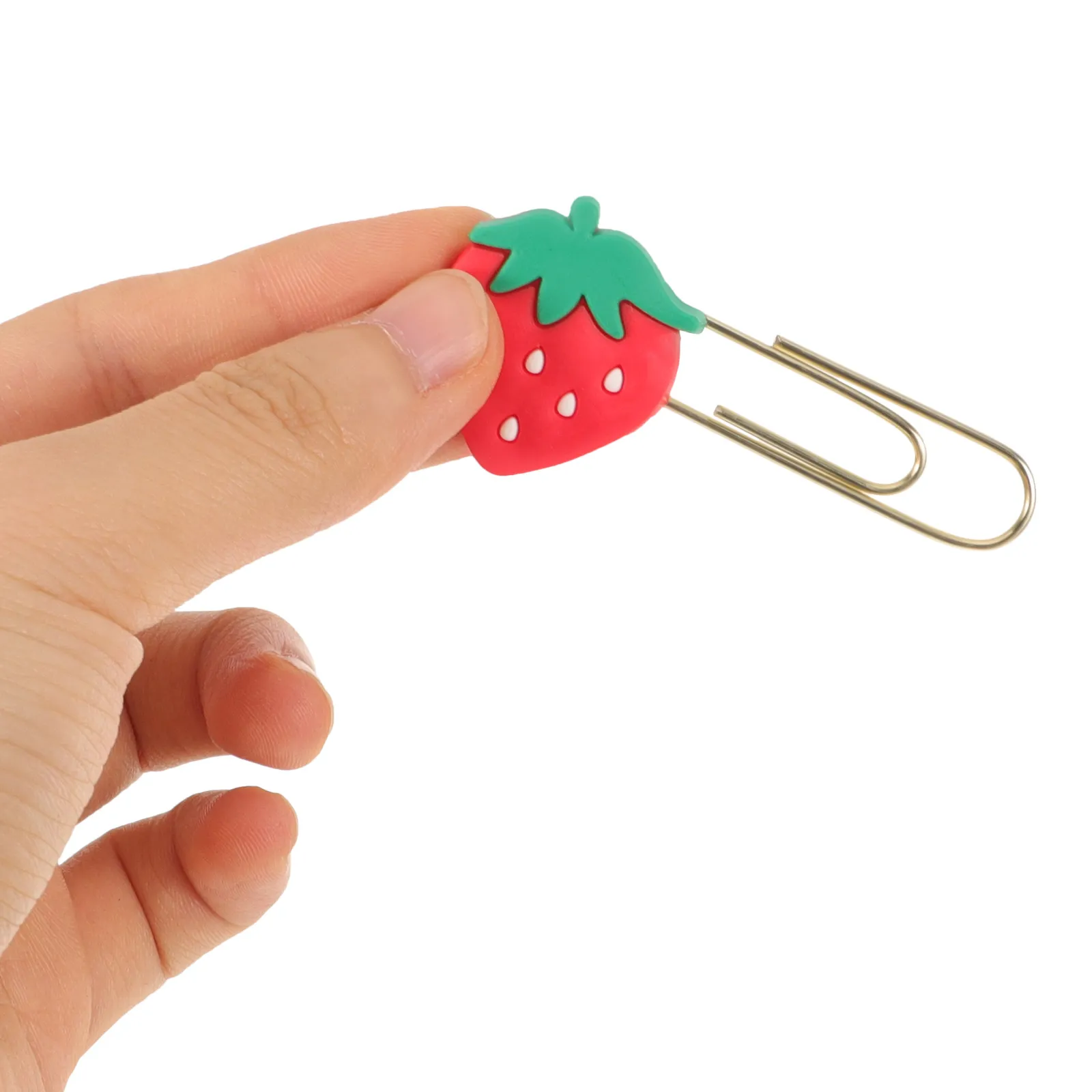 8Pcs Avocado Inspired Metal Paper Clips Premium Quality Bright Design for Bookmarking Calendar Marking Notepad Binding
