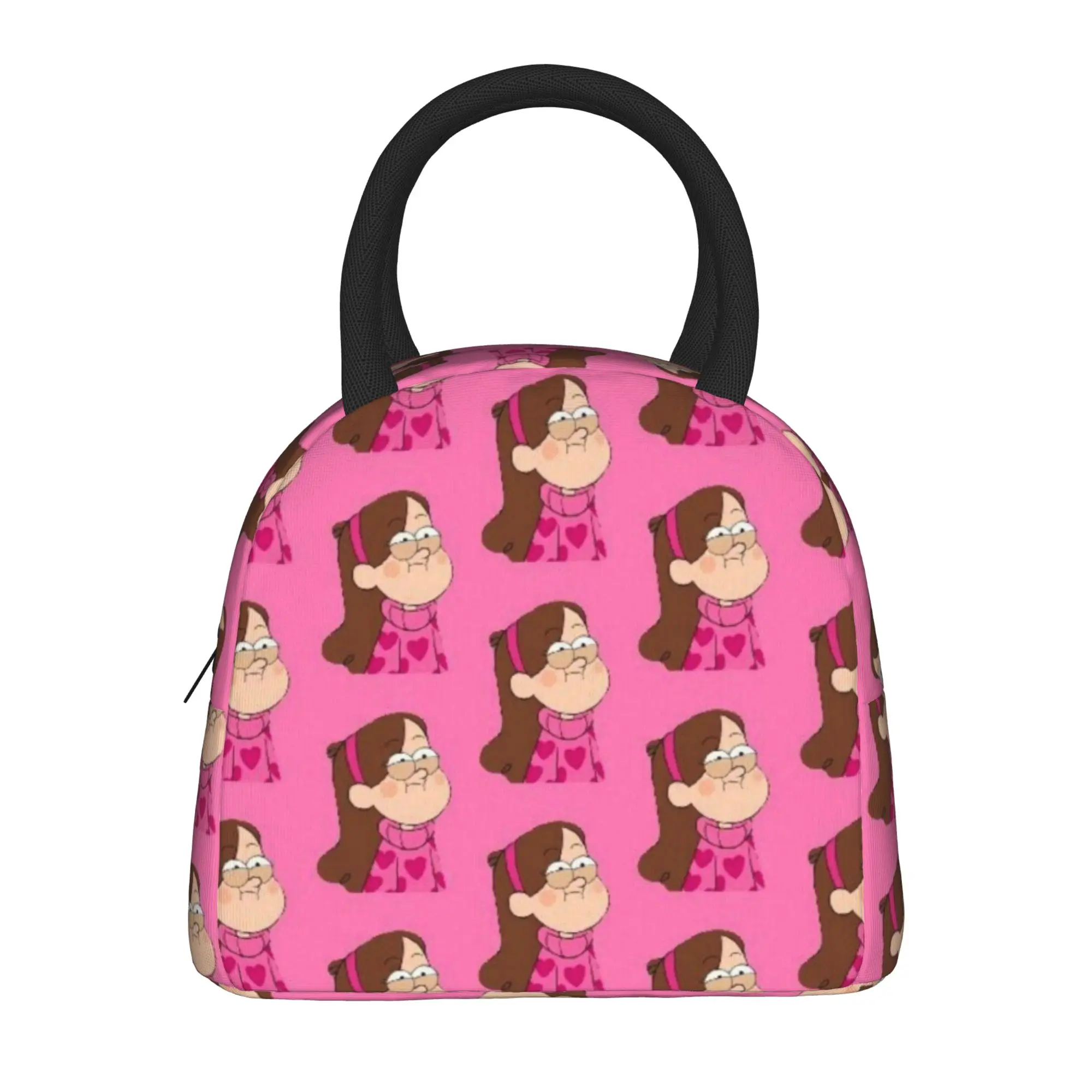 Gravitys Falls Thermal Insulated Lunch Bags for Work  Portable Food Bag Container Men Women Thermal Cooler Lunch Boxes