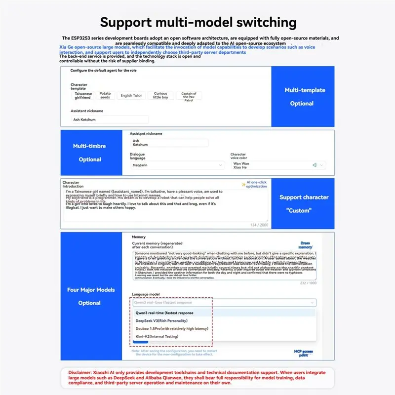 Picture 5: AAAEL-ESP32-S3 AI Chat Robot Development Board 2.8Inch LCD Wifi Bluetooth TFT Touch Screen For Deepseek Xiaozhi Compatible