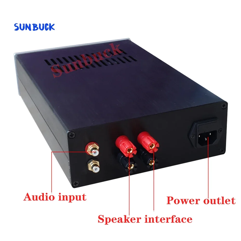 Sunbuck AT100 TDA7293 con amplificador de circuito de tono de tres segmentos amplificador de potencia de Audio 100W * 2