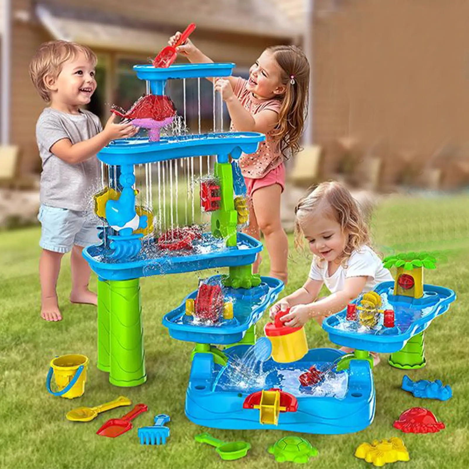 kids-water-table-6-tier-sand-activity-sensory-table-rotatable-activity-pool-beach-toys-for-patio-backyard-outdoor-playground