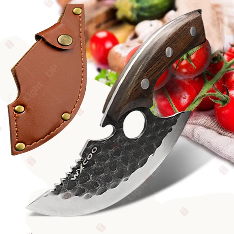 New Multipurpose Kitchen Knives Meat Cleaver Boning Knife Stainless Steel Butcher Knife Ideal for Cutting Fruits and Vegetables