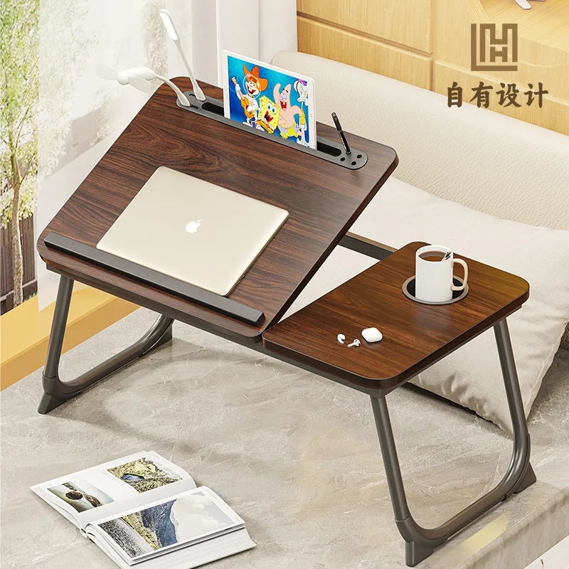 

Foldable Lifting on Bed Small Table Household Study Desk Simple Bedroom Computer Desk Bay Window Dormitory Lazy Table