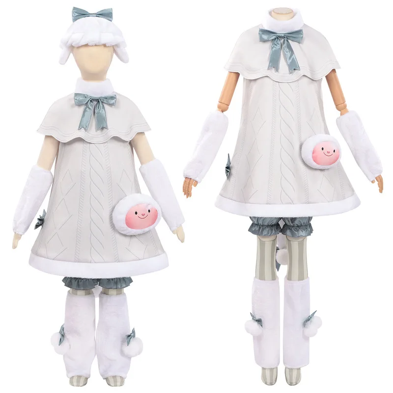 QICHE Halloween Cat Girl Role Play Costume Full Set Adult Kids Fashion Fantasy Character Outfit Carnival Party Performance Cloth