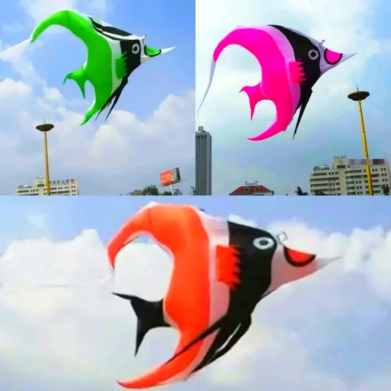 

free shipping fish kite flying soft kites parachute kite for adult kites string inflatable toys paramotor paragliding inflatable