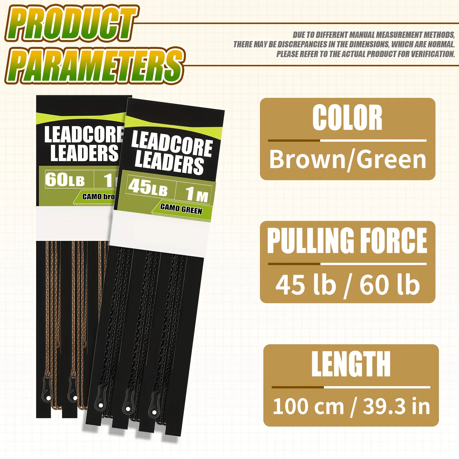 Líneas de Pesca de Carpa Leadc - Leader Line reseña y precio