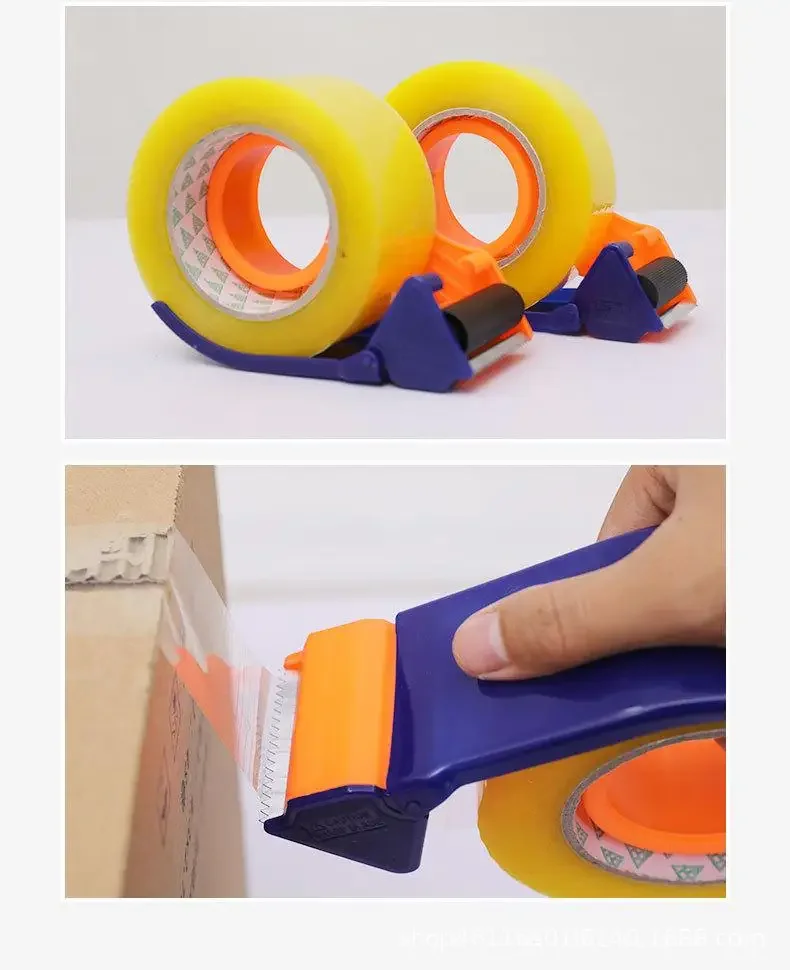 Carton Sealer 6CM Large Transparent Tape Packer Plastic  Machine Logistics Cutter 5CM  Sealing