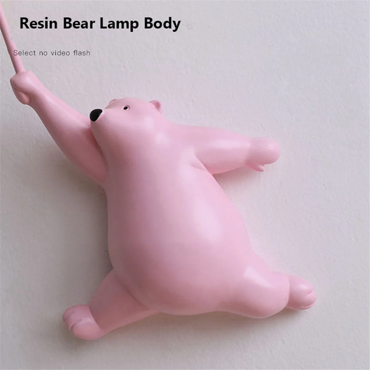 A97G Cartoon Bear LED Sconce Light Wall Lighting Lampe Murale for Family Theme Hotel Kid Children Bedroom Wall Lamps