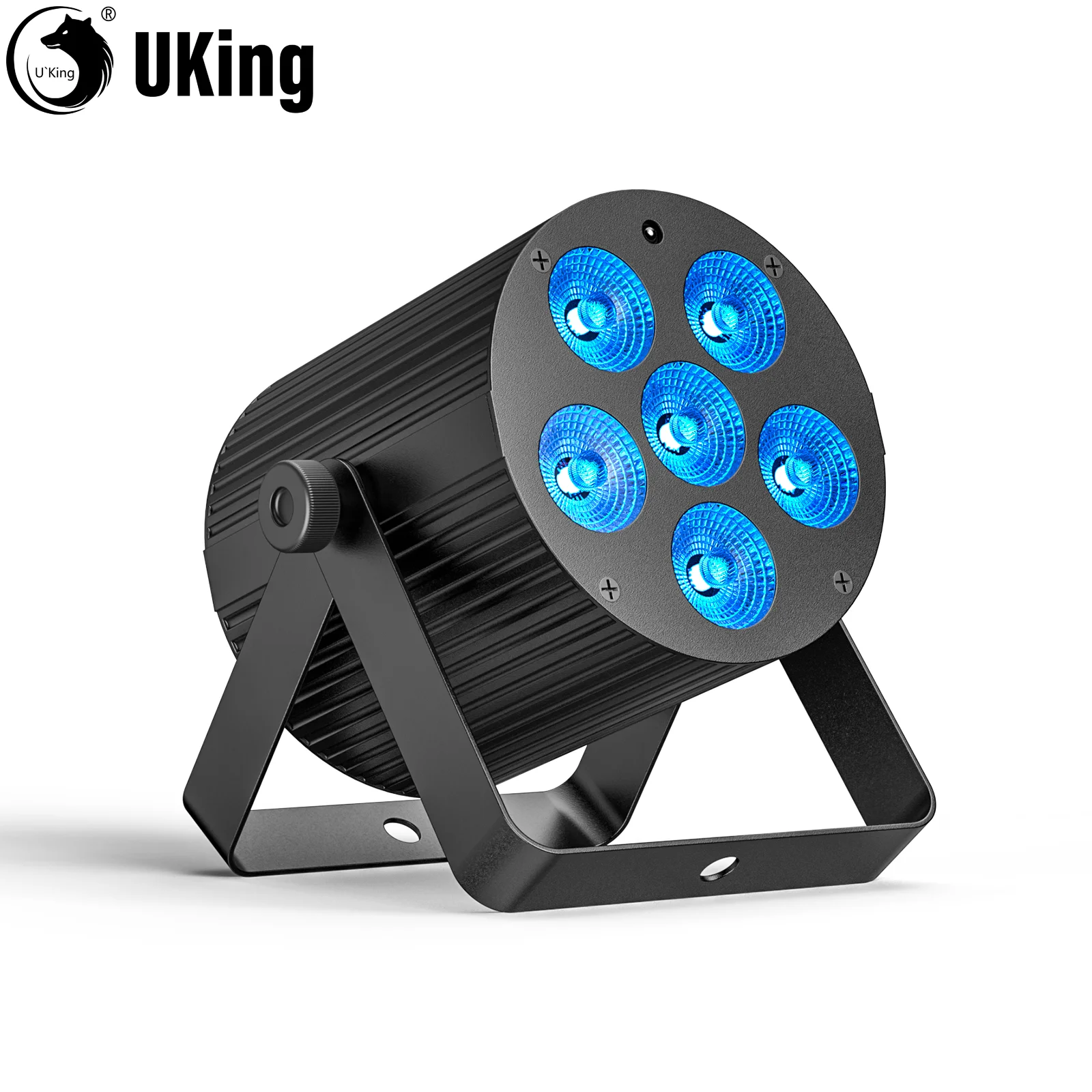 U`King 50W Cylinder Par Lights With Battery 6IN1 RGBWAUV LED Highlight Stage Lights DMX512 Control Uplighting For DJ Disco Party