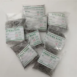 1000Pcs Spring Bar Pins Universal Diameter 1.5mm Stainless Steel Watch Band Link Pins Watch Accessories watch straps adapter