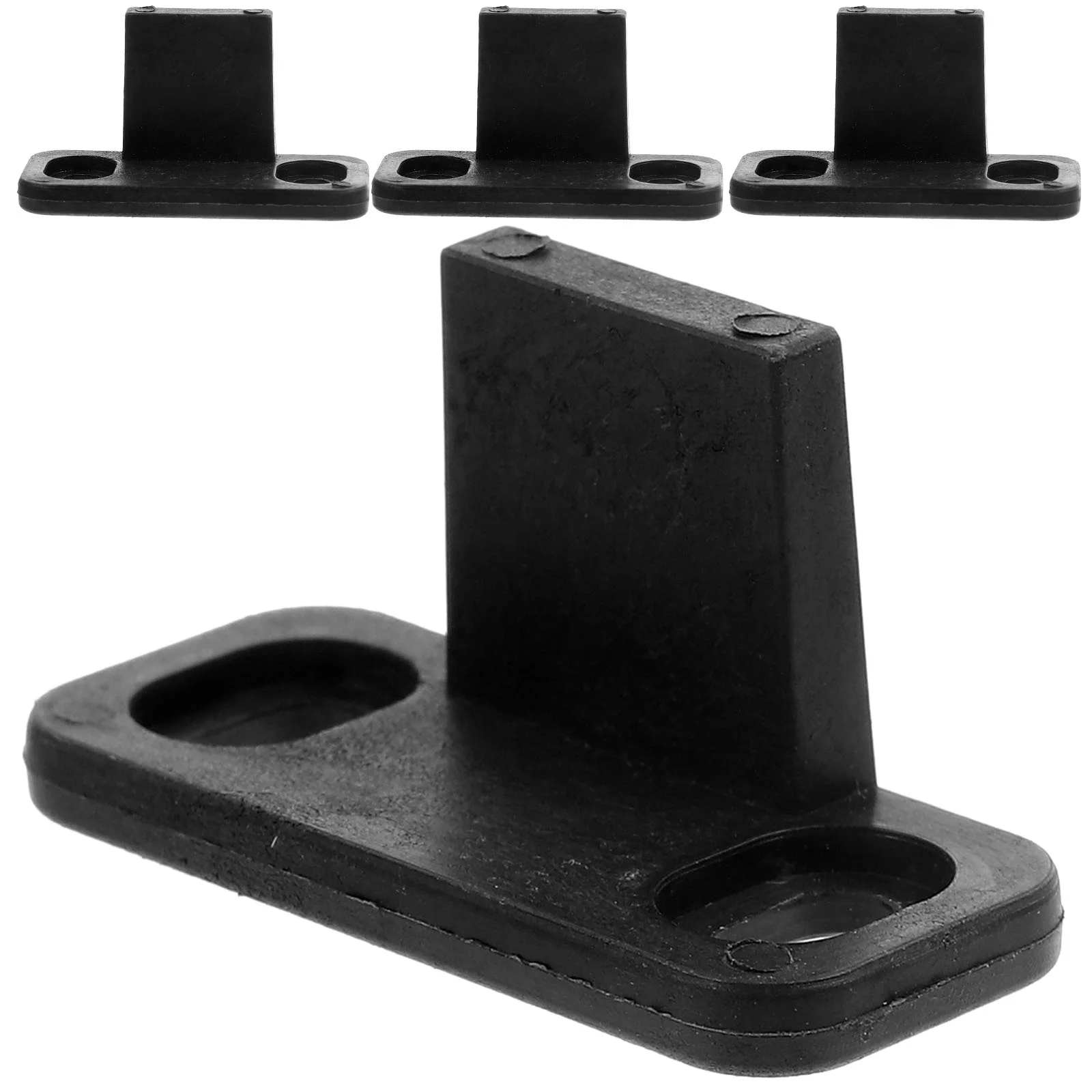 4 Pcs Pocket Sliding Door Guide Swing Stopper Closet Floor Furniture Guides for Handles