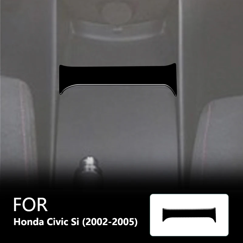 For Honda Civic Si 2002 2003 2004 2005 Shift locker Underneath Brand New ABS Gloss Black Safeguard Stickers Car Accessories