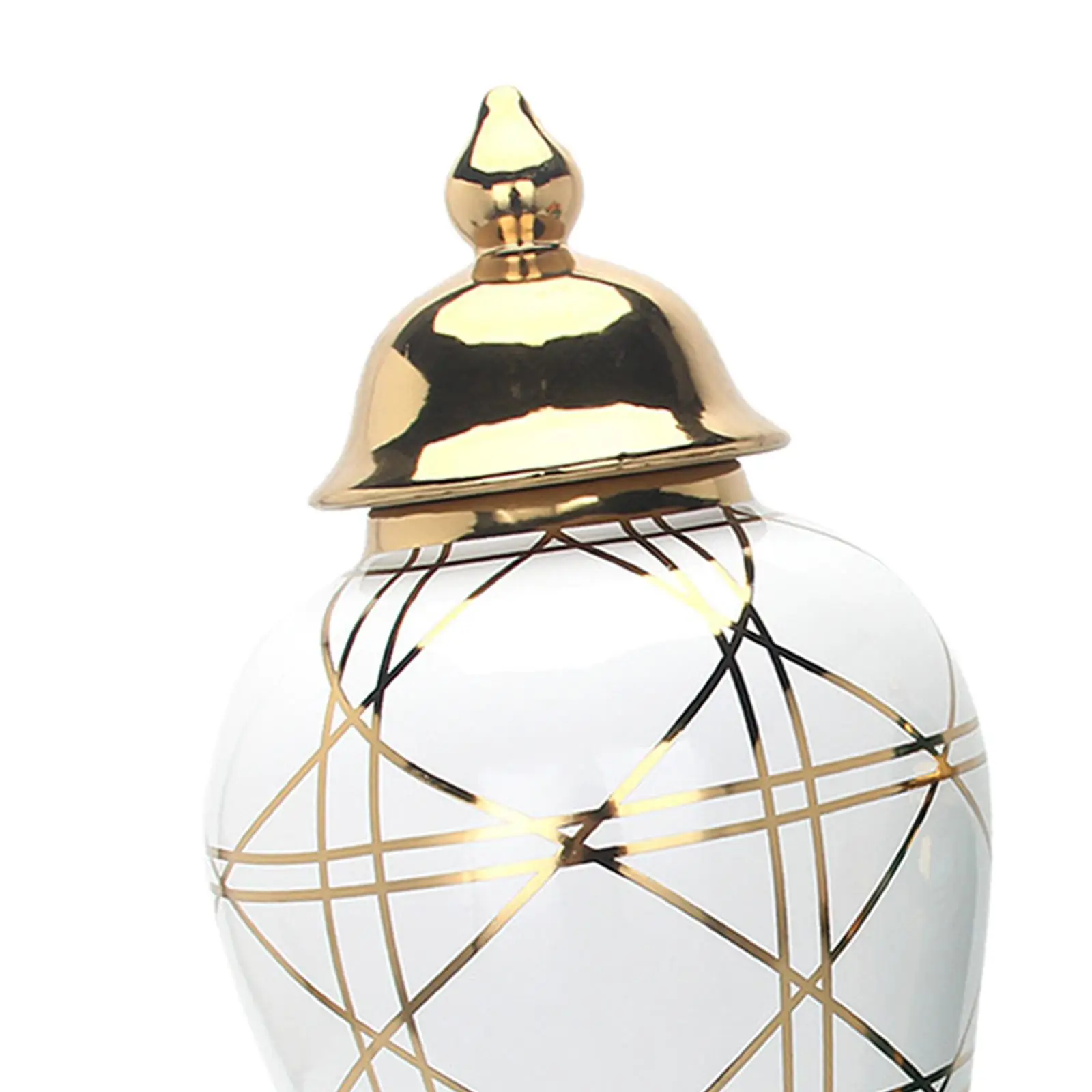 Lightweight Ginger Jar Vase Storage Jar Home Decor Collectible Table
