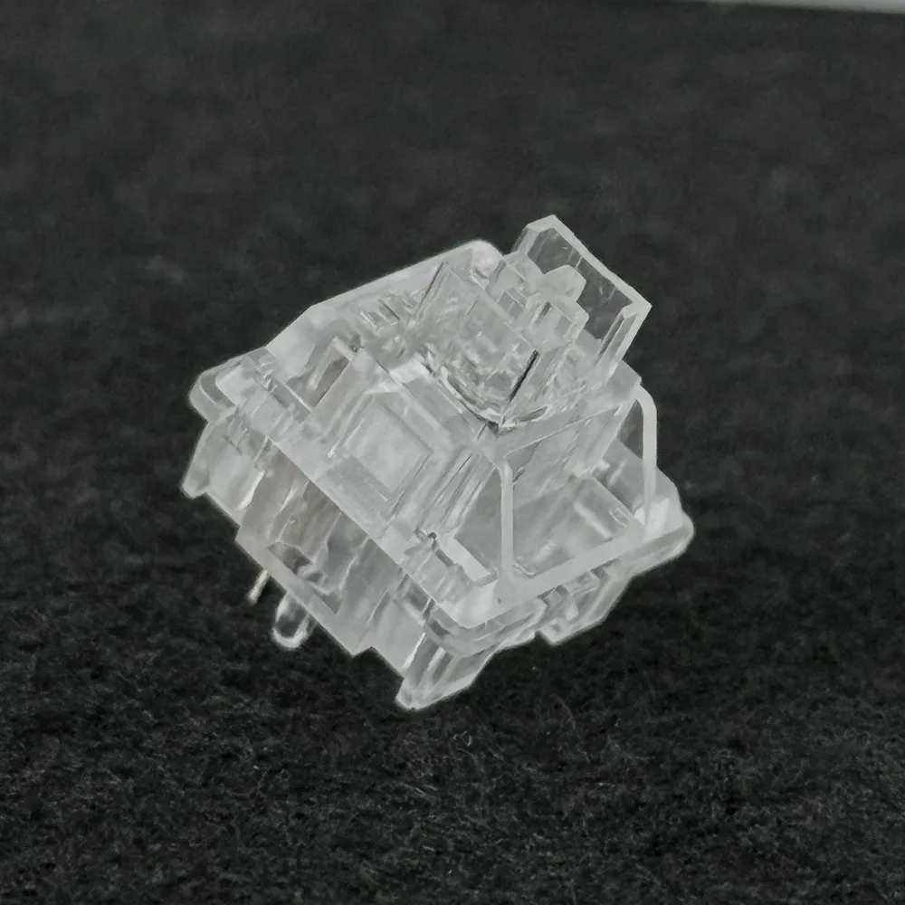Outemu Ice Snow Switches Silent 5 Pin Transparent Linear Switch Hot Swap Mechanical Keyboard Switches