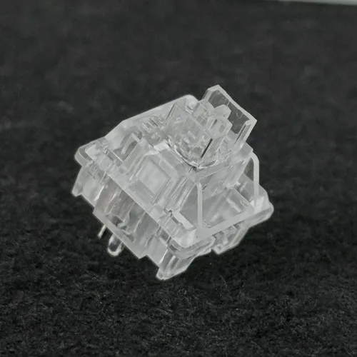 Imagen 2 del producto Outemu-interruptores de nieve y hielo, interruptor lineal transparente silencioso de 5 pines, interruptores de teclado mecánico de intercambio en caliente