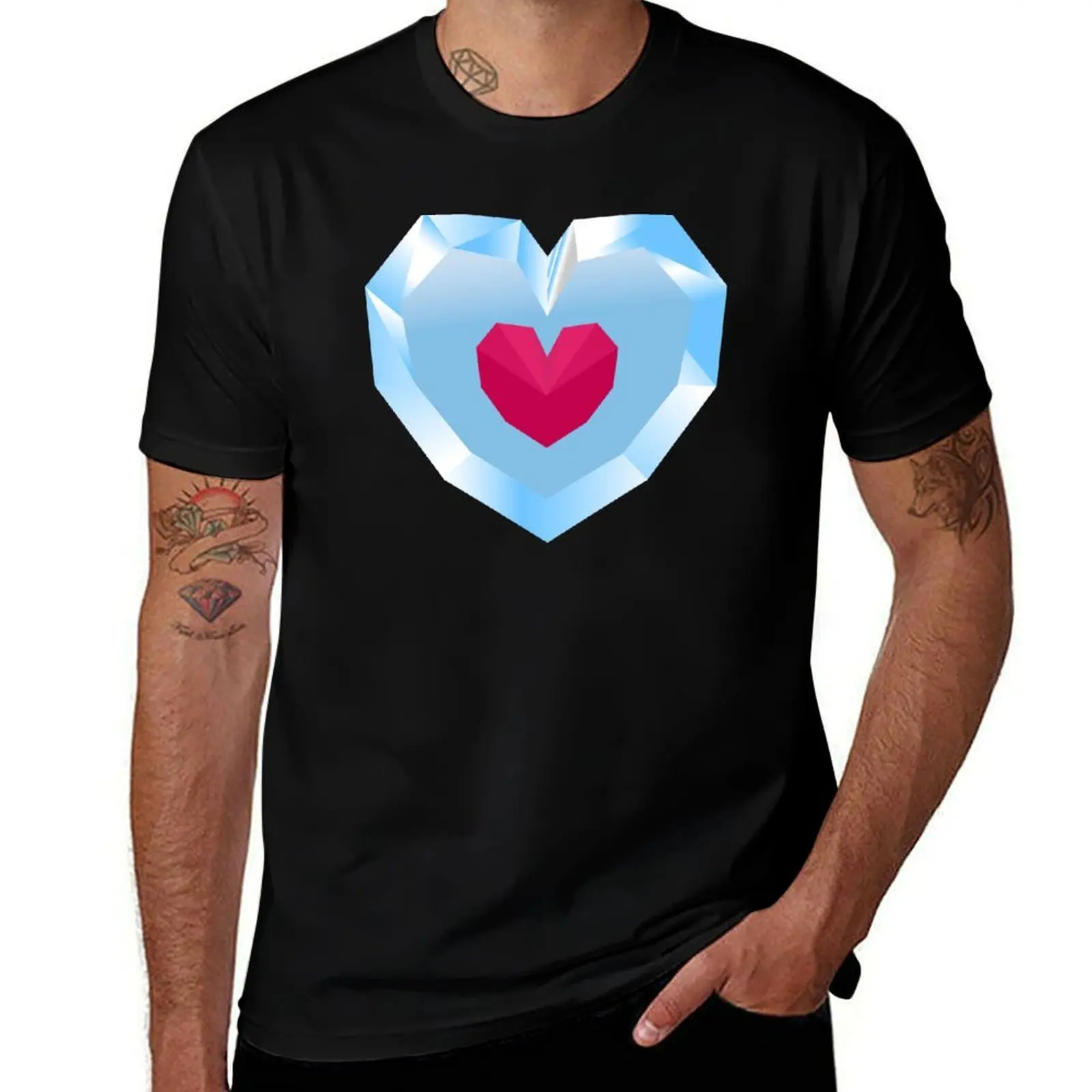 Heart Container T-Shirt Work Duty Casual T-Shirt