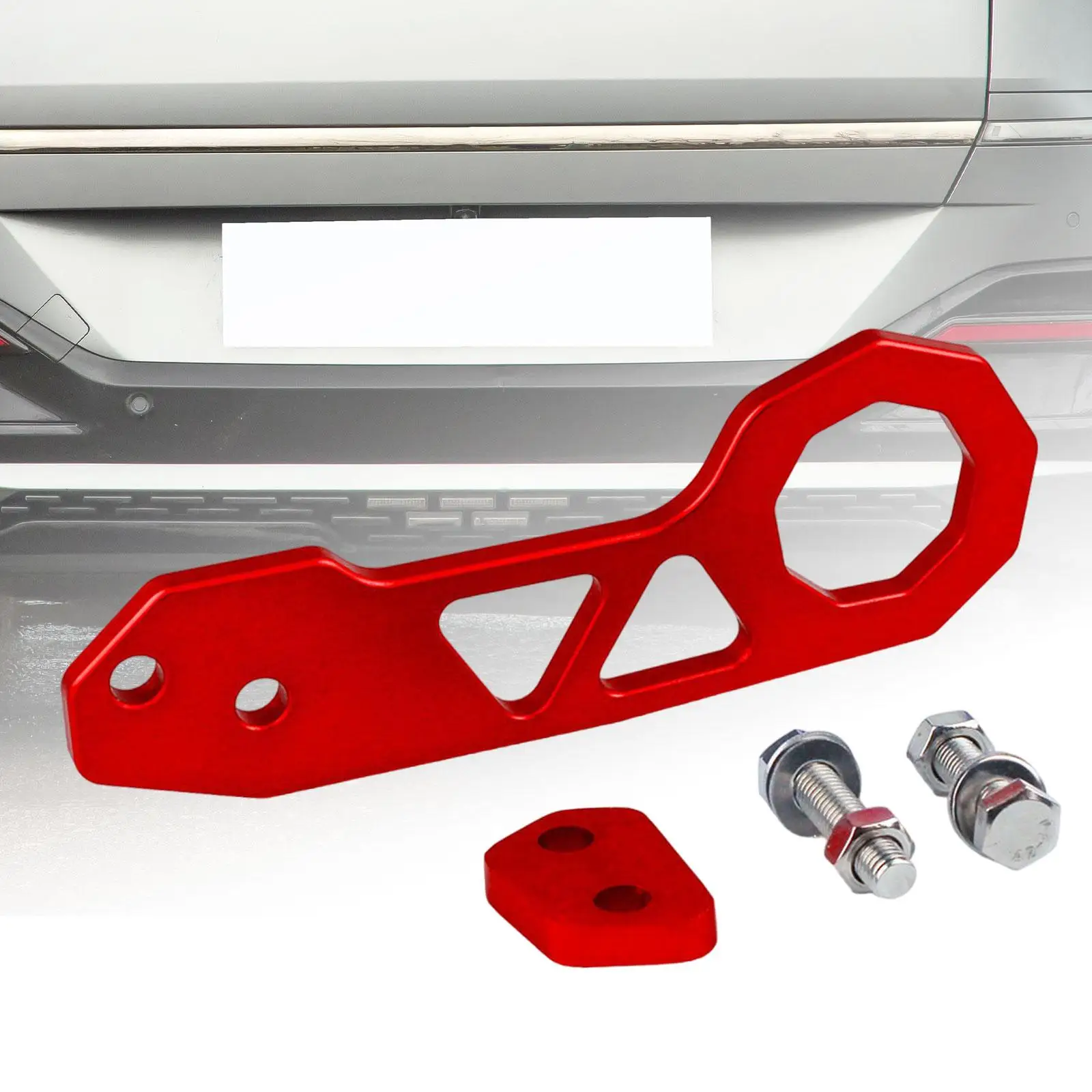 Aluminum Alloy Rear Towing Hook Universal High Hardness Tow Plate for Car Model Modification