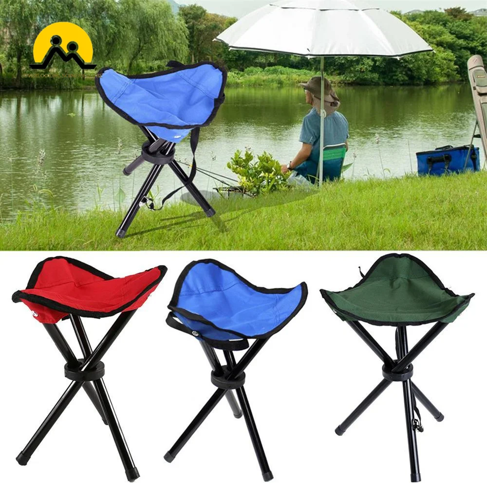 Portable Tripod Stool Folding Chair with Carrying Case For Outdoor Camping Walking Hunting Hiking Fishing Travel Chair