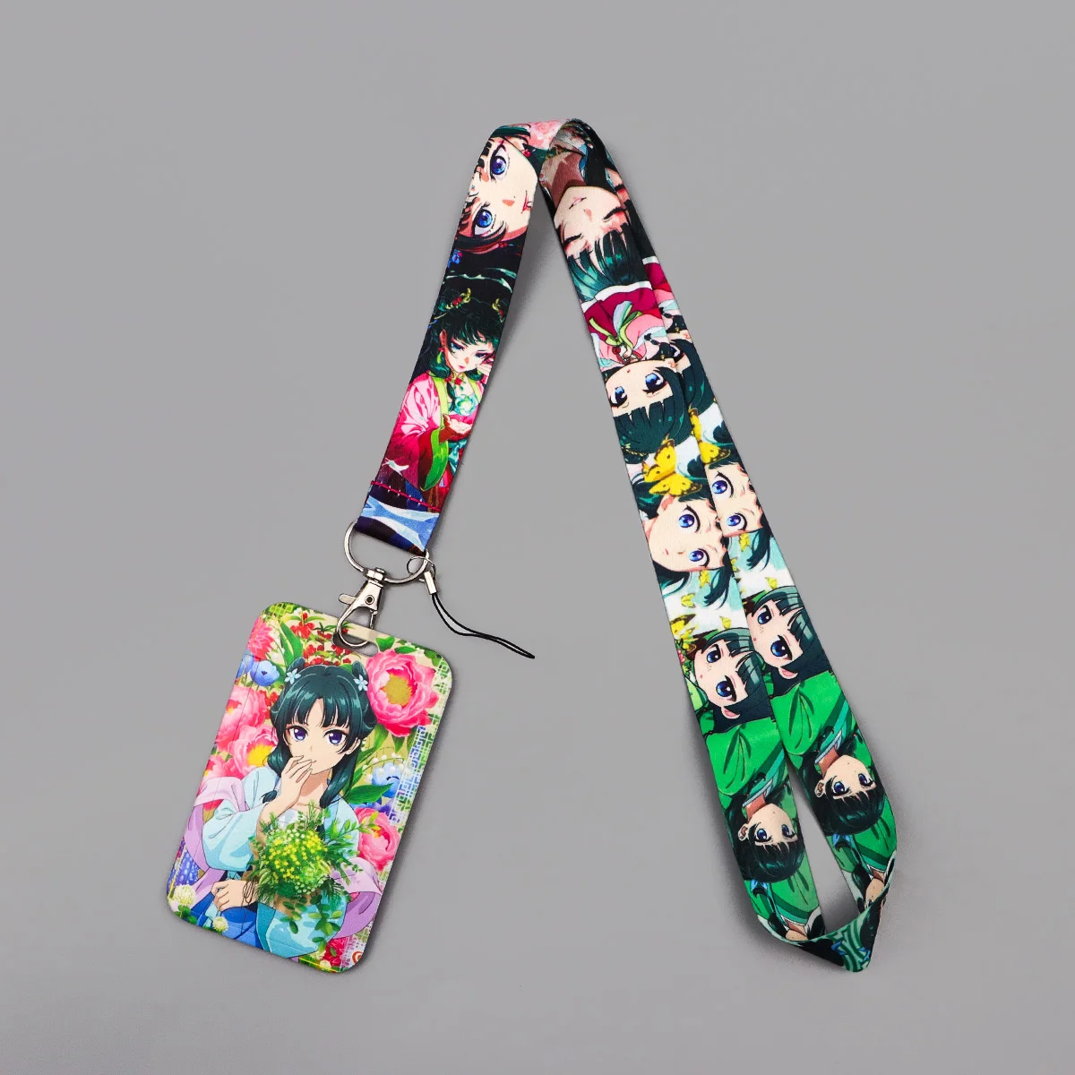 Japanische Anime Maomao Umhängeband Lanyards Schlüsselanhänger Ausweishalter Ausweis Pass Hängeseil Lariat Lanyard für Schlüsselanhänger Zubehör – Detail 6