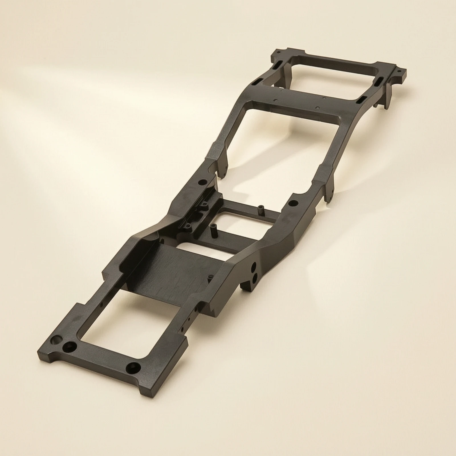 Metal Chassis Frame with Screws Aluminum RC Car Frame Heavy-Duty Rigid for Hobbyists, Upgrades, Modifications