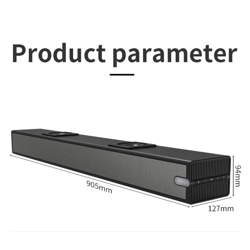 2026 New Hifi Sound TV Soundbar 2.1 High Quality Soundbar 100W Wireless B-T Home Theater System