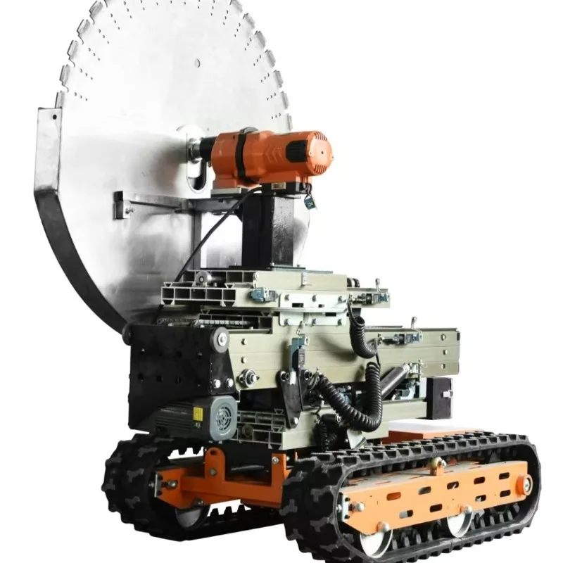 New crawler car wall cutting, punching and slotting three-in-one thickened outdoor universal type