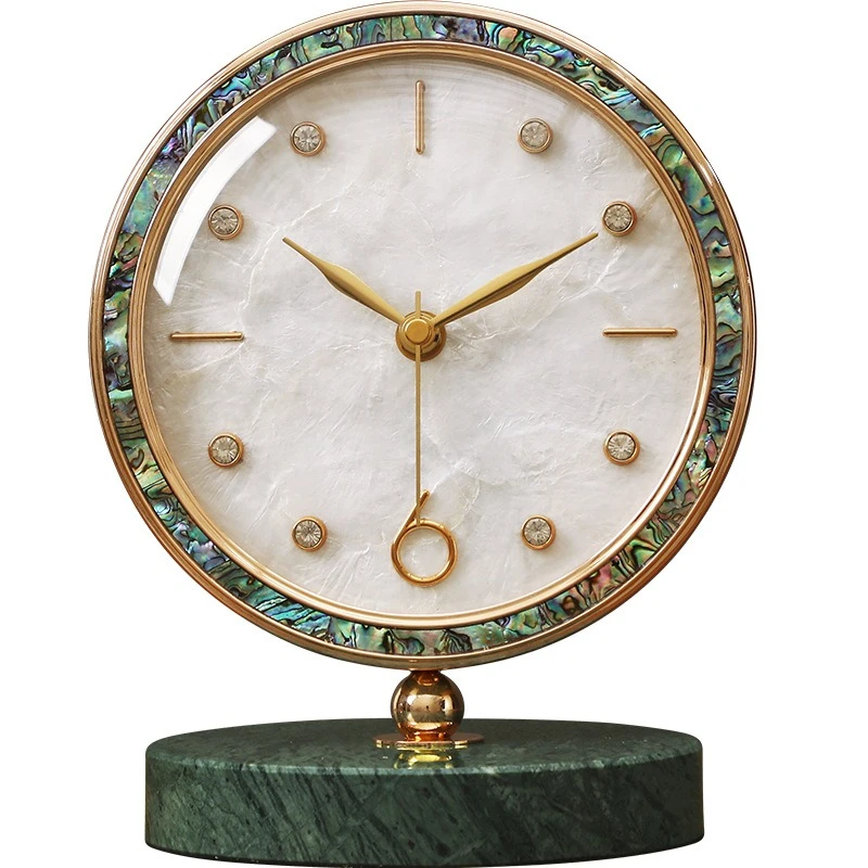 Decorative desk clock Household living room clock ornament Simple and fashionable clock