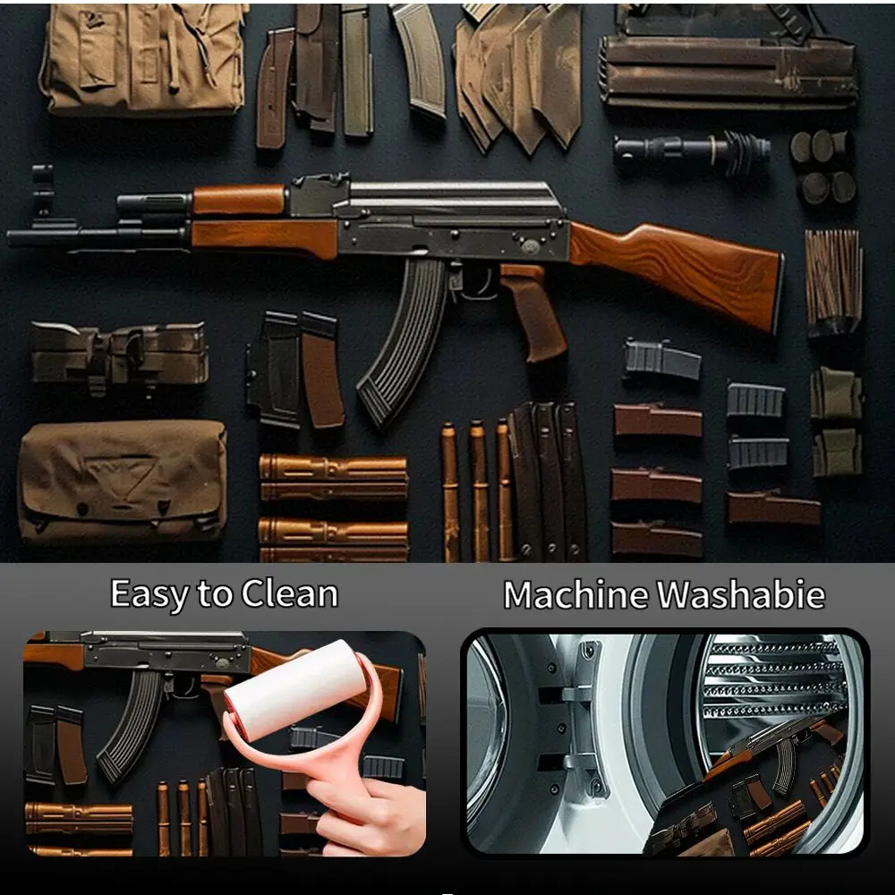 1pcs Gun Kit Print Car Trunk Mat Universal Durable Cargo Liner Easy Clean All-Season Auto Liner Interior Accessories For SUVs view 3