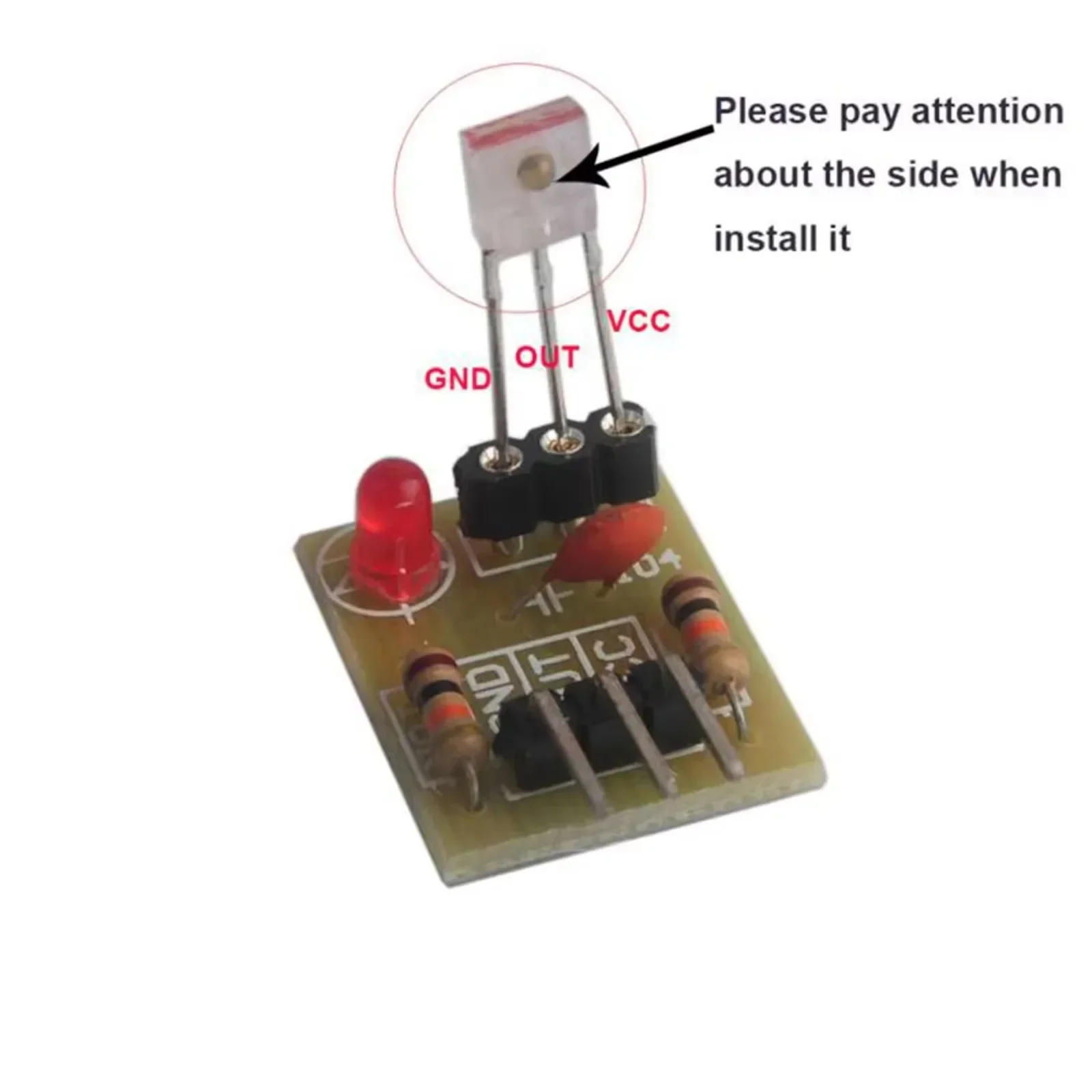 5 шт. модуль лазерного датчика, немодуляторный приемник для робототехнических проектов Arduino в темных условиях