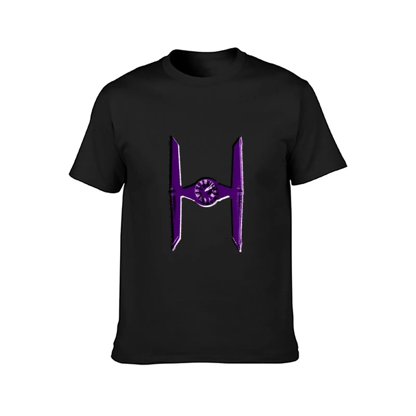 Purple Clock Fighter T-Shirt new edition Aesthetic clothing for a boy funny t shirts for men