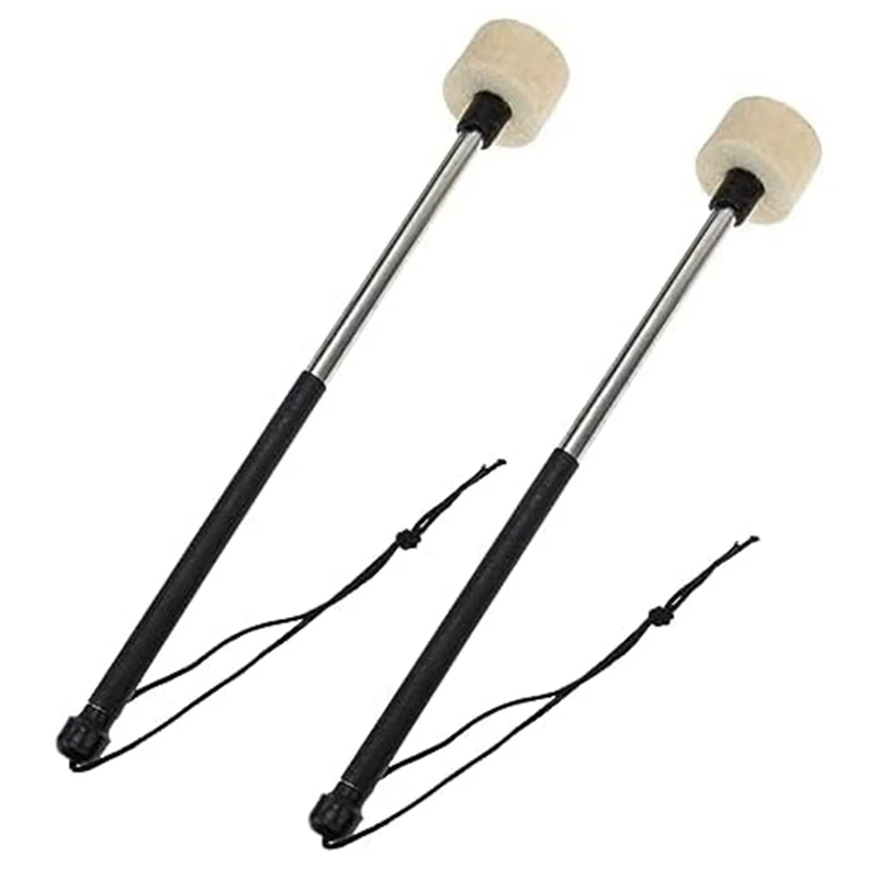 Bass Drum Mallet Band Drum Mallet Drumstick With Wool Felt Head, Marching Drum Mallet