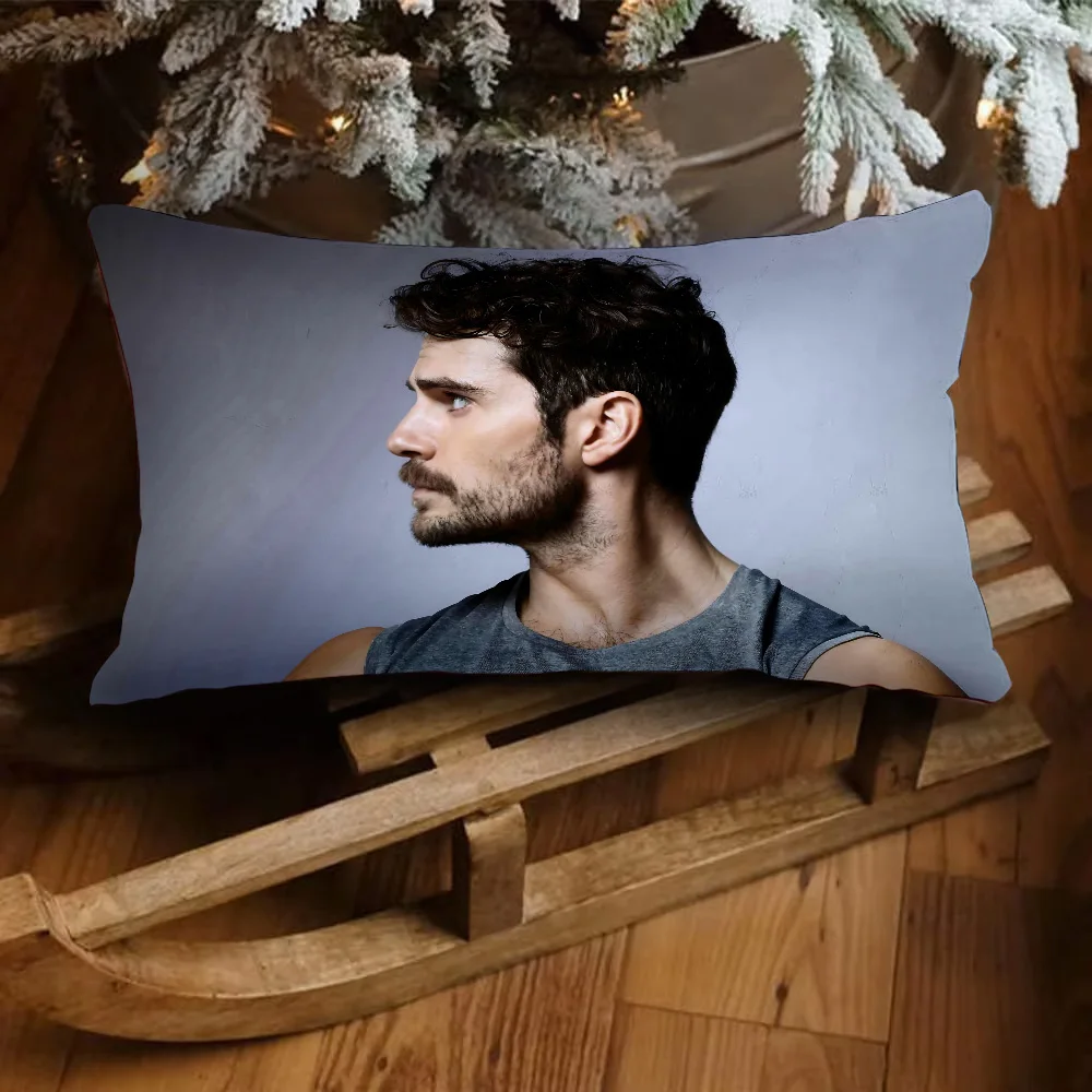 Double-sided Printing Rectangle Pillow Super Star Henry Cavill Case Bedside Pillowcase Sofa Cushion Cover Room Home Decoration