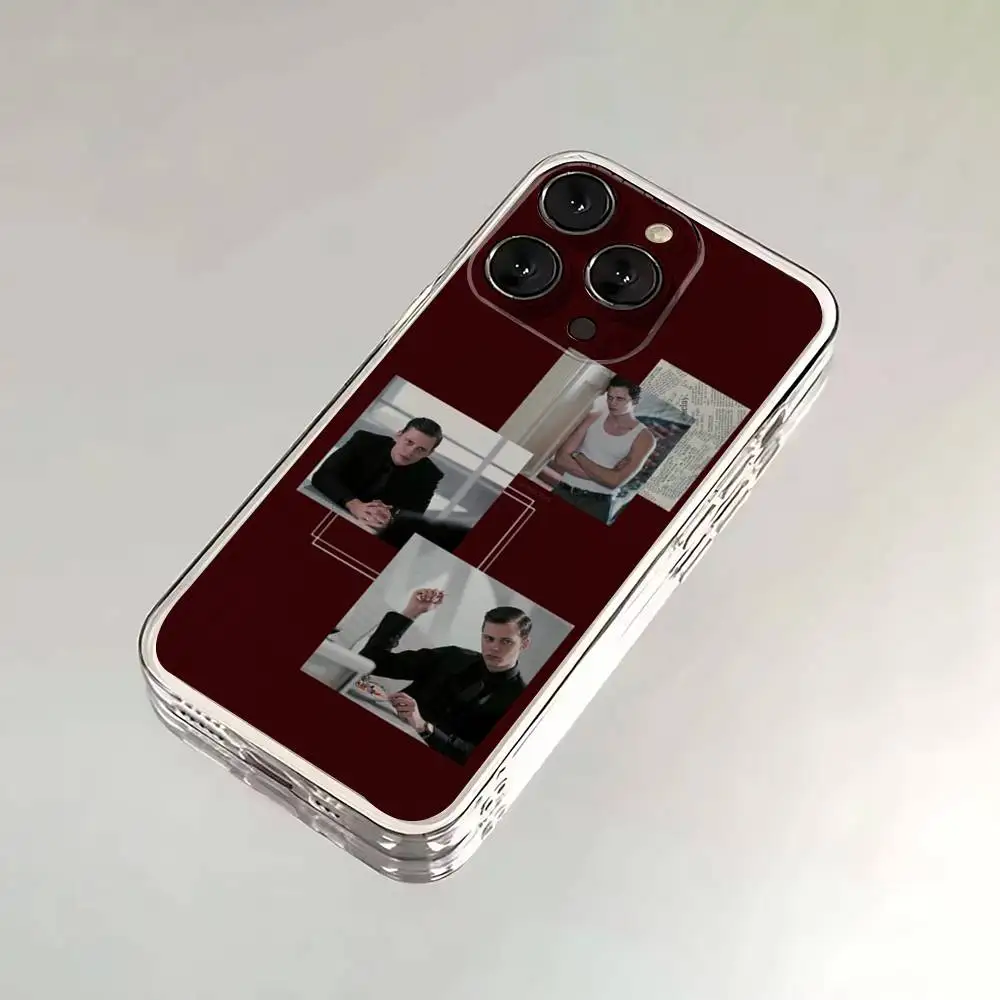 حافظة هاتف Bill Skarsgard لهاتف iPhone 6,16,15,14,13,12,11,17 Pro,Max,Plus,X,XS,XR,SE,غطاء ناعم شفاف صغير