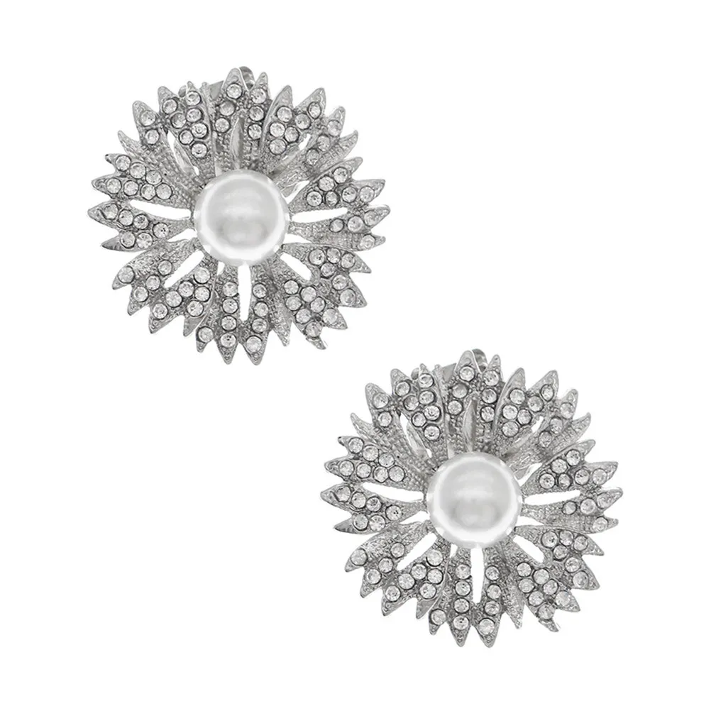 

1 пара декоративных клипсов для обуви со стразами и жемчугом из цинкового сплава, съемные, для свадебных туфель, высоких каблуков, выпускных вечеров и праздничных платьев