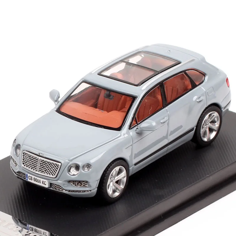 Lang feng-bentayga suv-おもちゃの車のダイキャストと車のモデル,アクリルボックスのミニチュア,1:46スケール,豪華