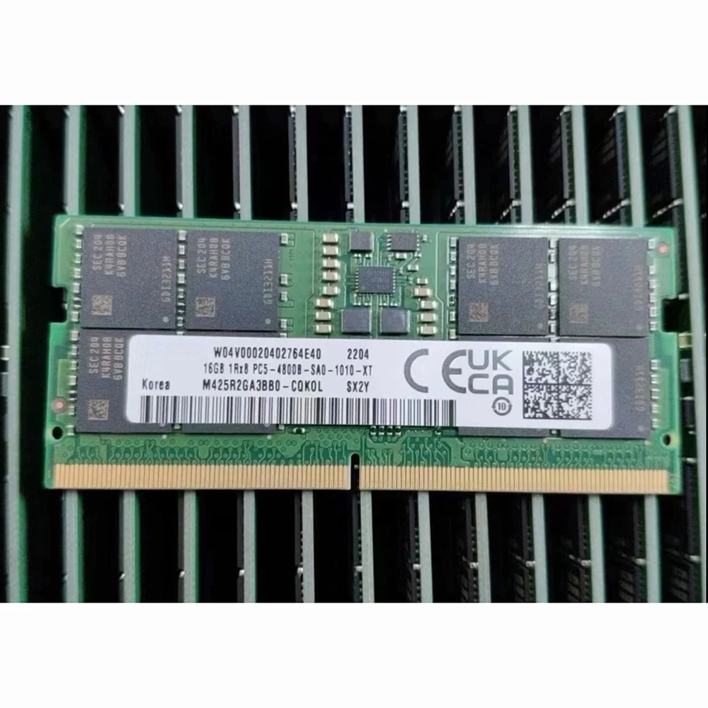 1PCS New 16GB DDR5 4800MHz 1Rx8 4800B Laptop RAM For Samsung Notebook Memory Work Fine High Quality Fast Ship