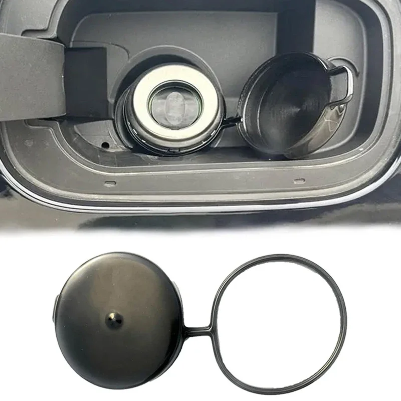 1Pcs Capless Gas Cap Cover Tethered 2.375inch ID Capless Gas Cap Dirt Water & Dust Cover Compatible With GMC &Cadillac